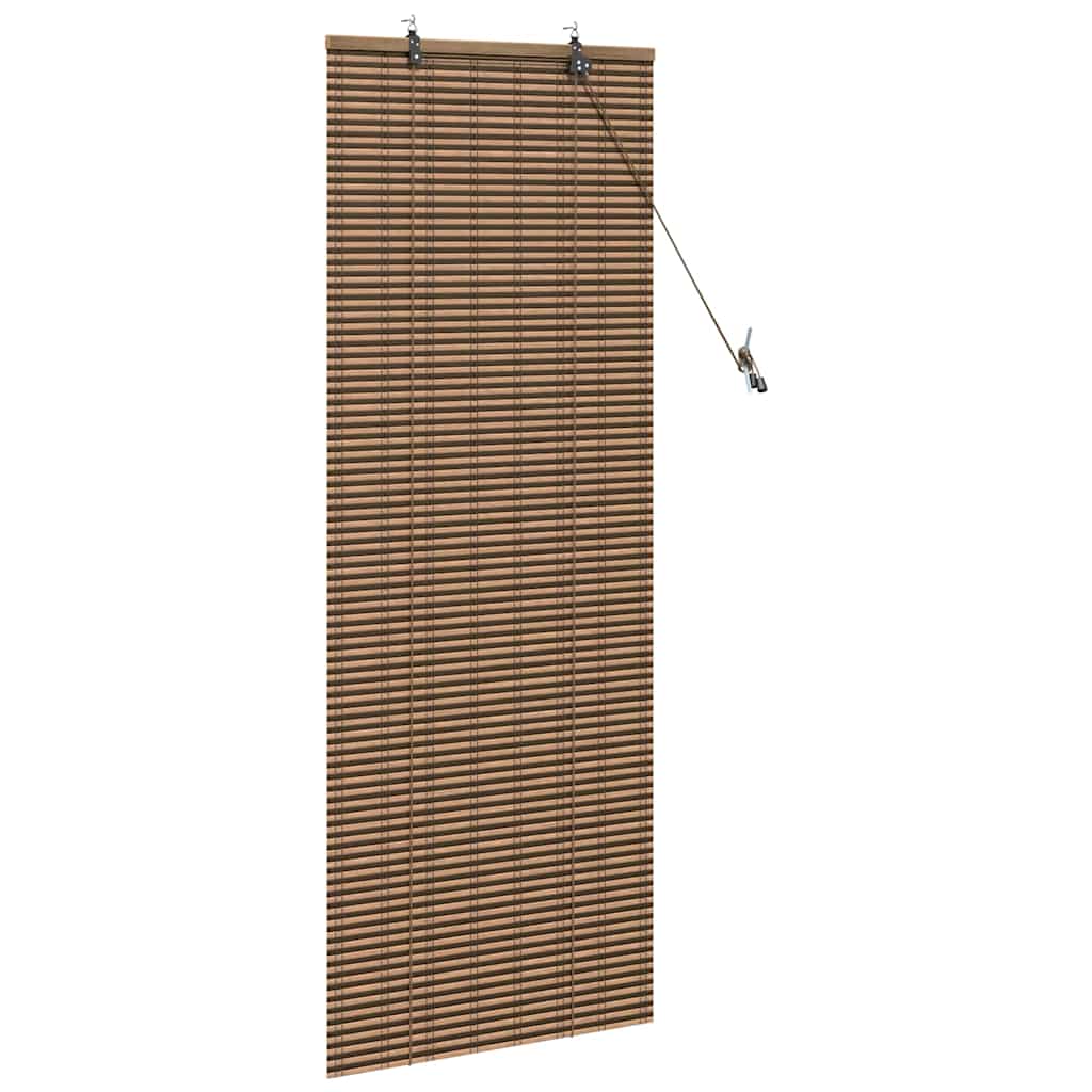Persiana de Janela Geométrico Castanho 60 x 160 cm Bambu