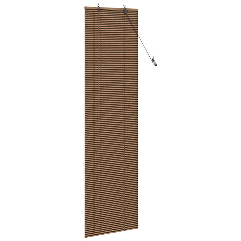 Persiana de Janela Geométrico Castanho 60 x 220 cm Bambu