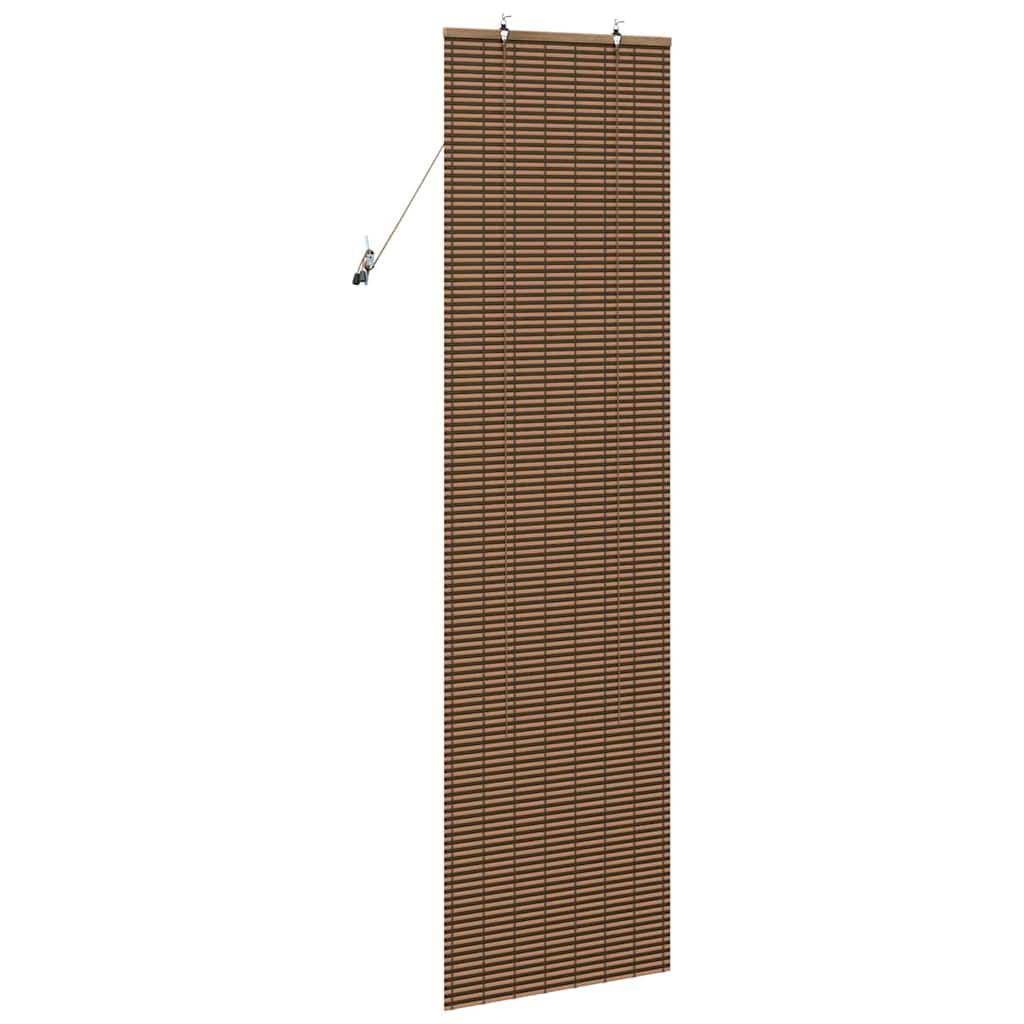 Persiana de Janela Geométrico Castanho 60 x 220 cm Bambu