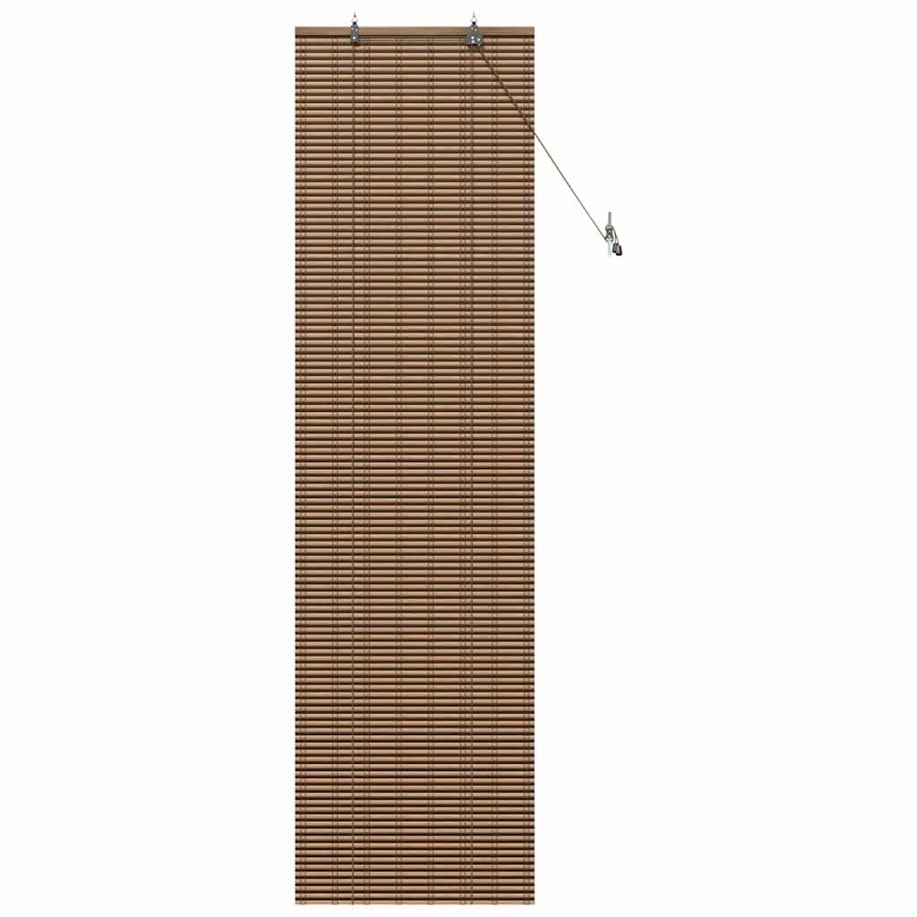 Persiana de Janela Geométrico Castanho 60 x 220 cm Bambu