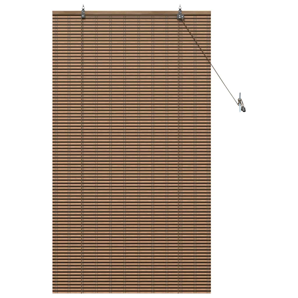 Persiana de Janela Geométrico Castanho 90 x 160 cm Bambu