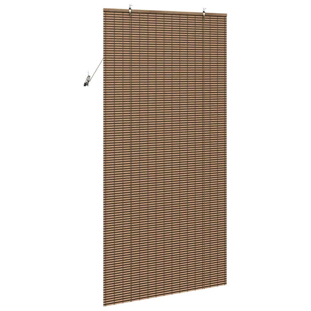 Persiana de Janela Geométrico Castanho 120 x 220 cm Bambu