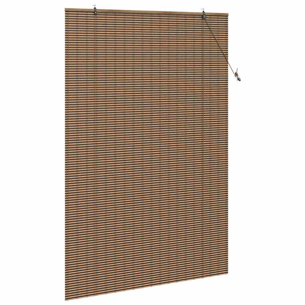 Persiana de Janela Geométrico Castanho 140 x 220 cm Bambu