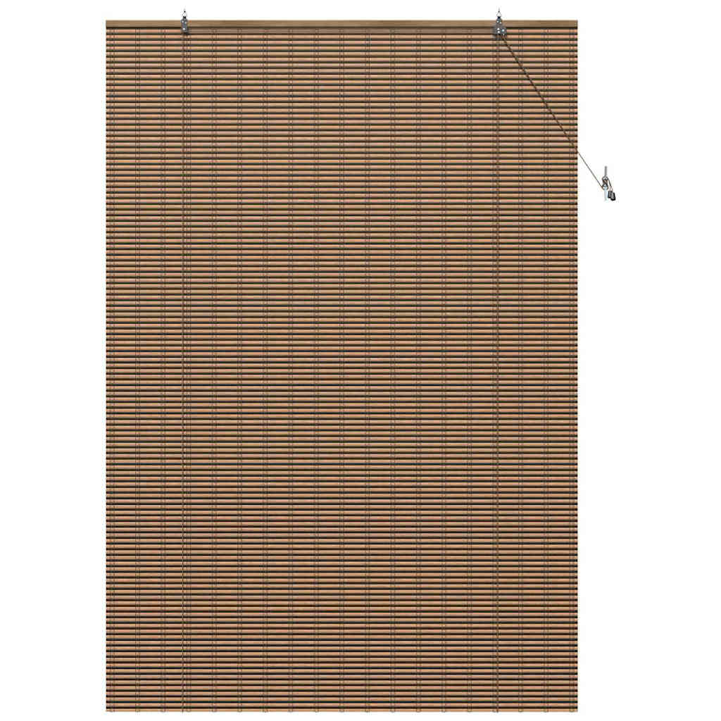 Persiana de Janela Geométrico Castanho 140 x 220 cm Bambu