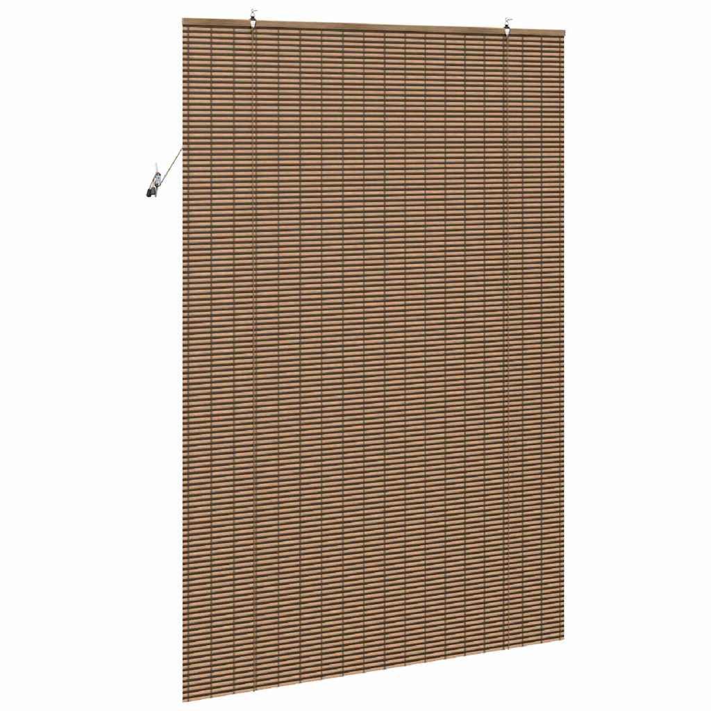 Persiana de Janela Geométrico Castanho 150 x 220 cm Bambu
