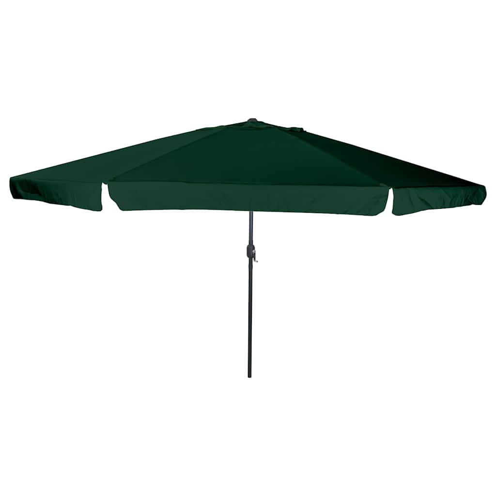 Guarda-sol de Jardim Verde e Preto 395 x 395 x 245 cm