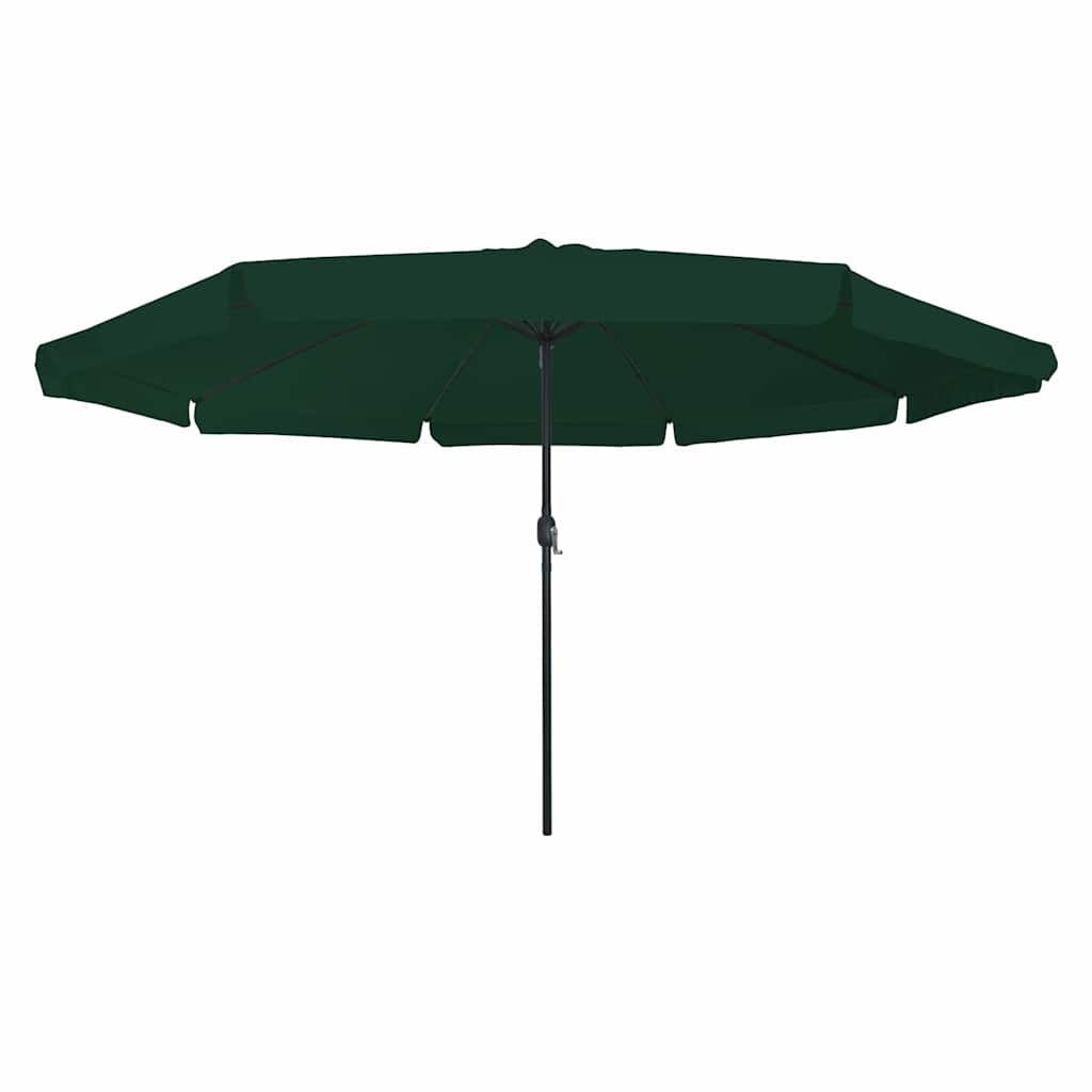 Guarda-sol de Jardim Verde e Preto 395 x 395 x 245 cm