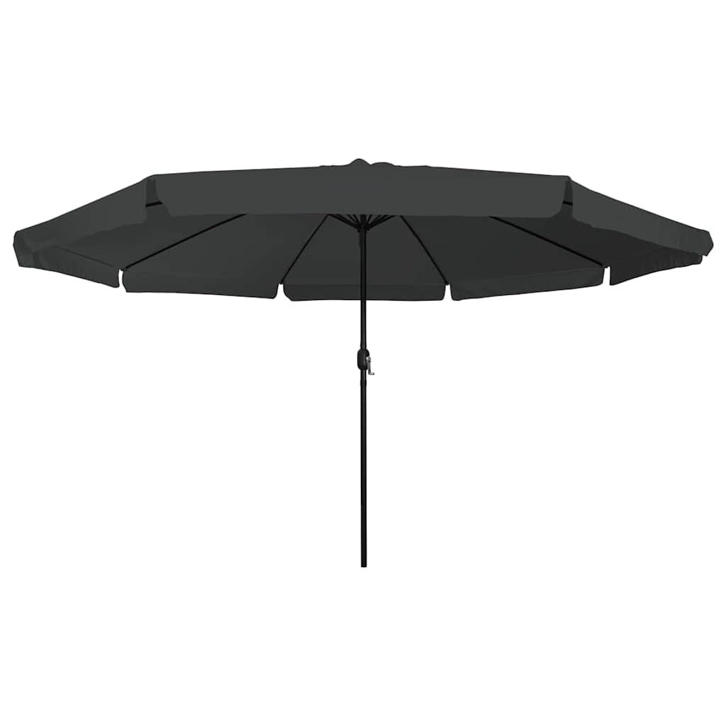 Guarda-sol de Jardim Antracite e Preto 395 x 395 x 245 cm