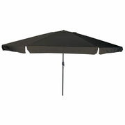 Guarda-sol de Jardim Preto 395 x 395 x 245 cm Poliéster e Aço