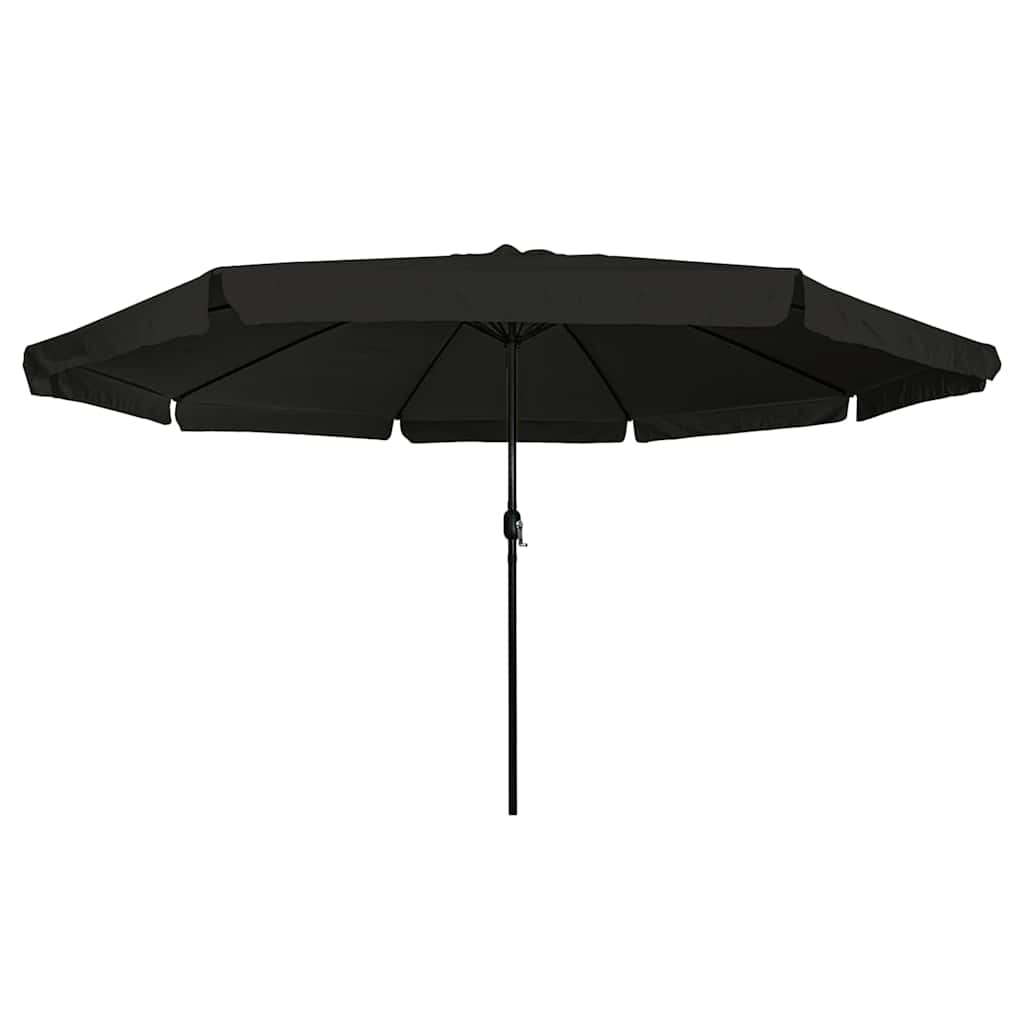 Guarda-sol de Jardim Preto 395 x 395 x 245 cm Poliéster e Aço