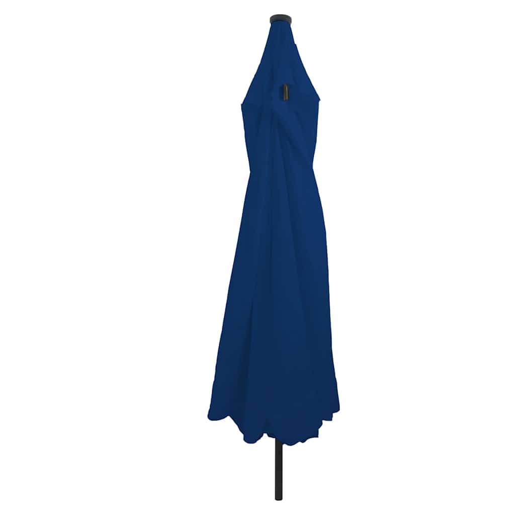 Guarda-sol de Jardim Azul e Preto 395 x 395 x 245 cm
