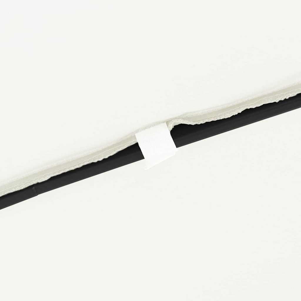 Guarda-sol de Jardim Branco e Preto 295 x 295 x 245 cm