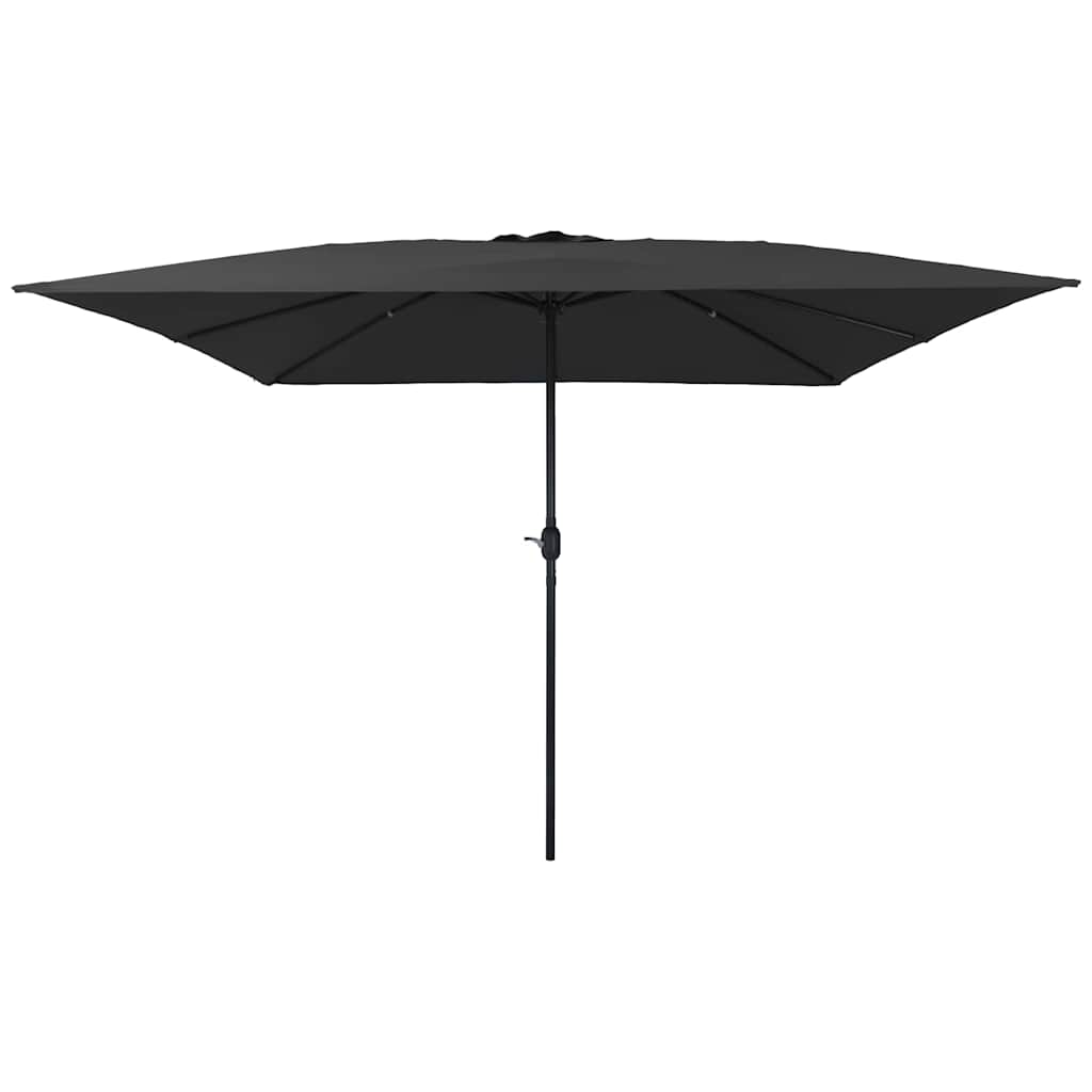 Guarda-sol de Jardim Antracite e Preto 295 x 295 x 245 cm