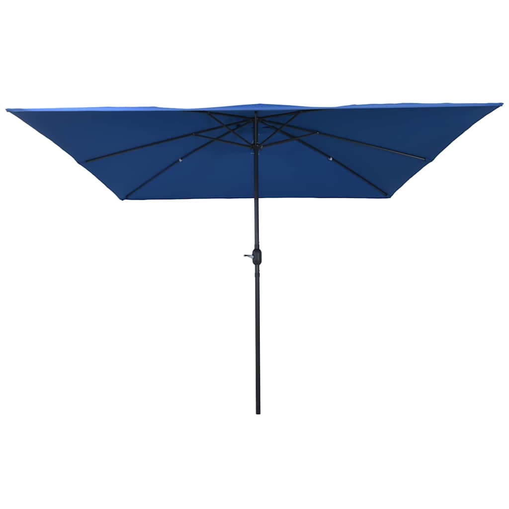 Guarda-sol de Jardim Azul e Preto 295 x 295 x 245 cm