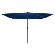 Guarda-sol de Jardim Azul e Preto 295 x 295 x 245 cm