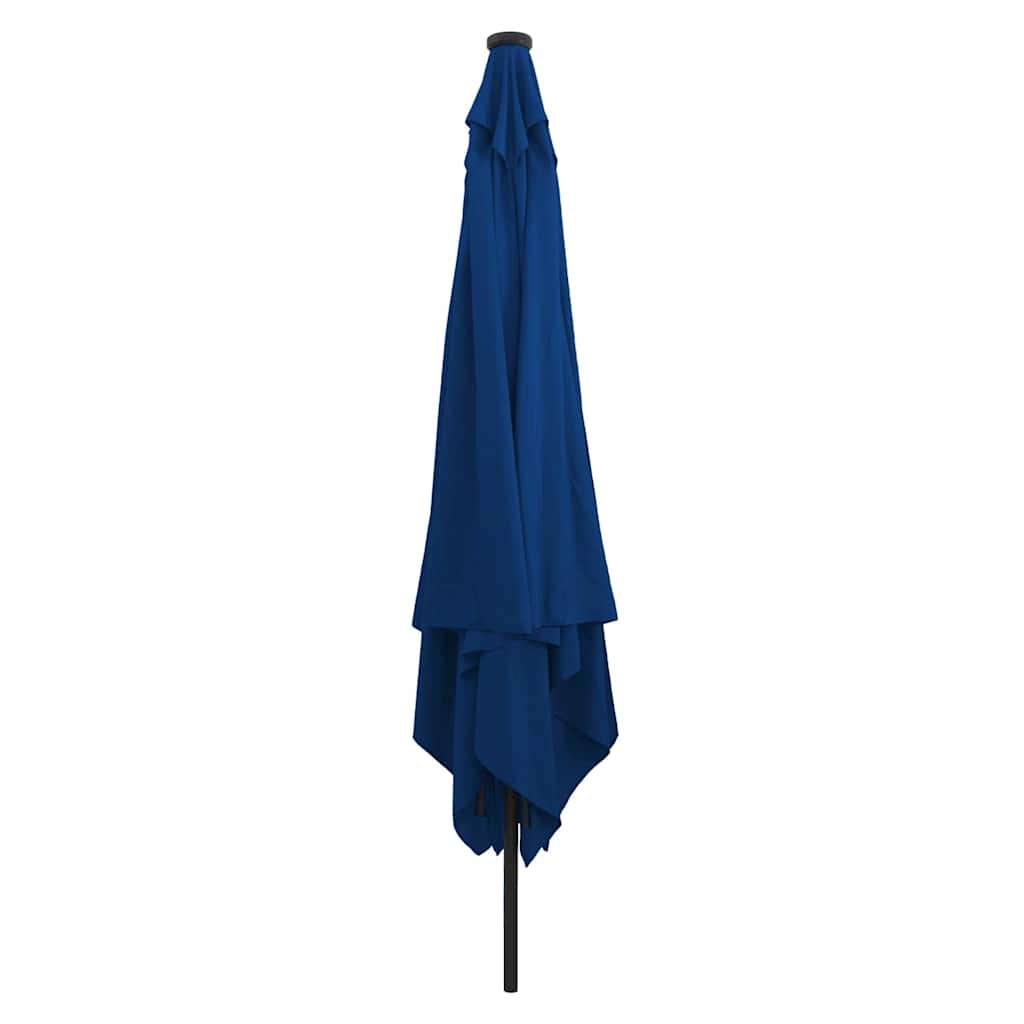 Guarda-sol de Jardim Azul e Preto 295 x 295 x 245 cm