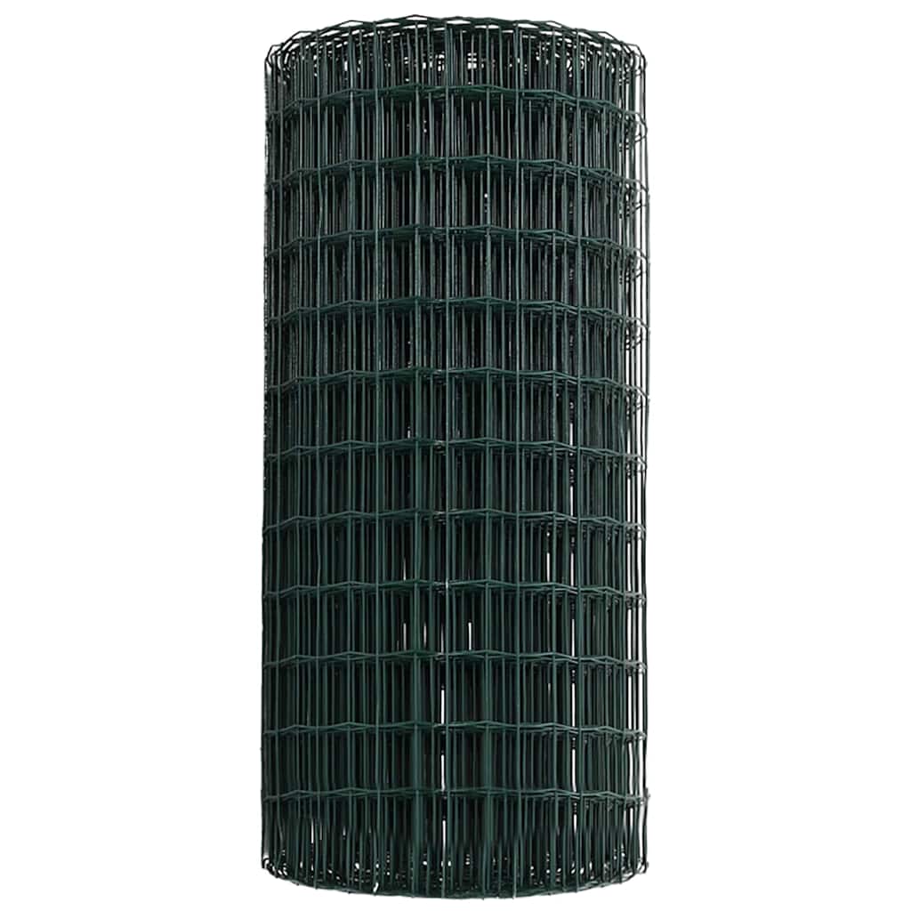 Cerca Euro Verde 0.6 x 10 m Ferro revestido de PVC