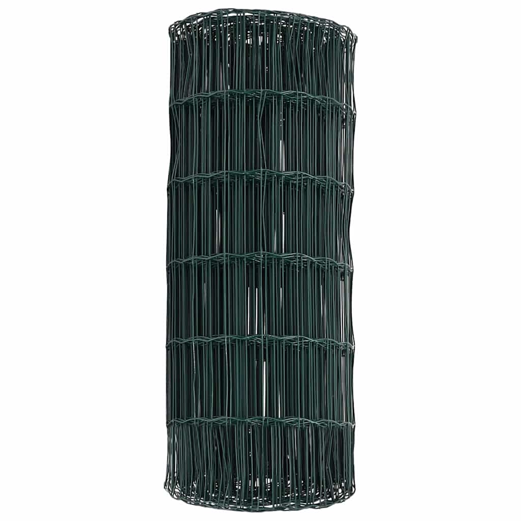 Cerca Euro Verde 0.4 x 10 m Ferro revestido de PVC