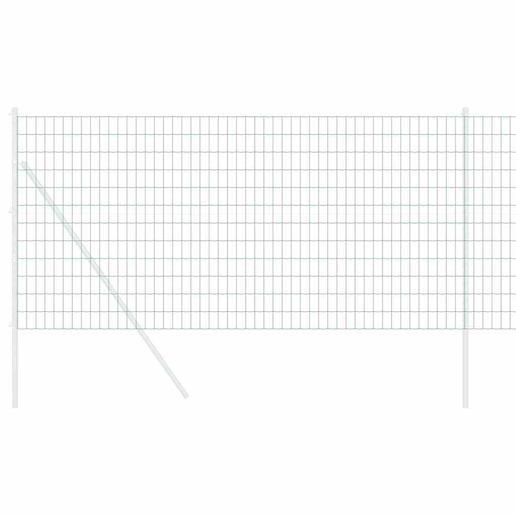 Cerca Euro Verde 1 x 10 m Ferro revestido de PVC