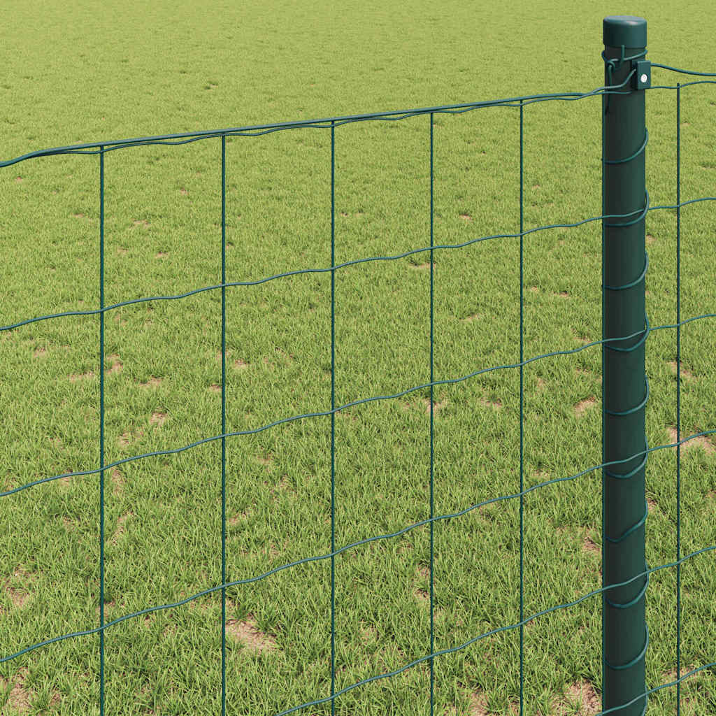 Cerca Euro Verde 0.8 x 10 m Ferro revestido de PVC