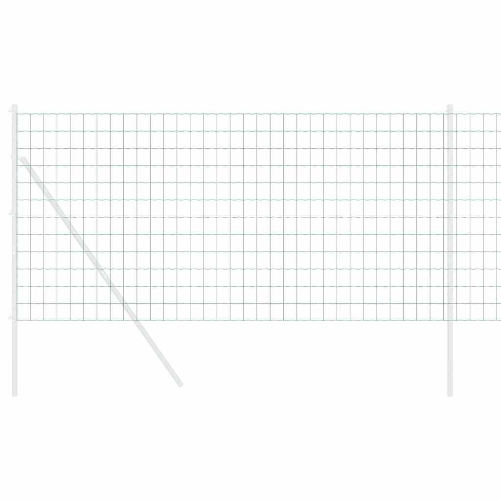 Cerca Euro Verde 1 x 10 m Ferro revestido de PVC