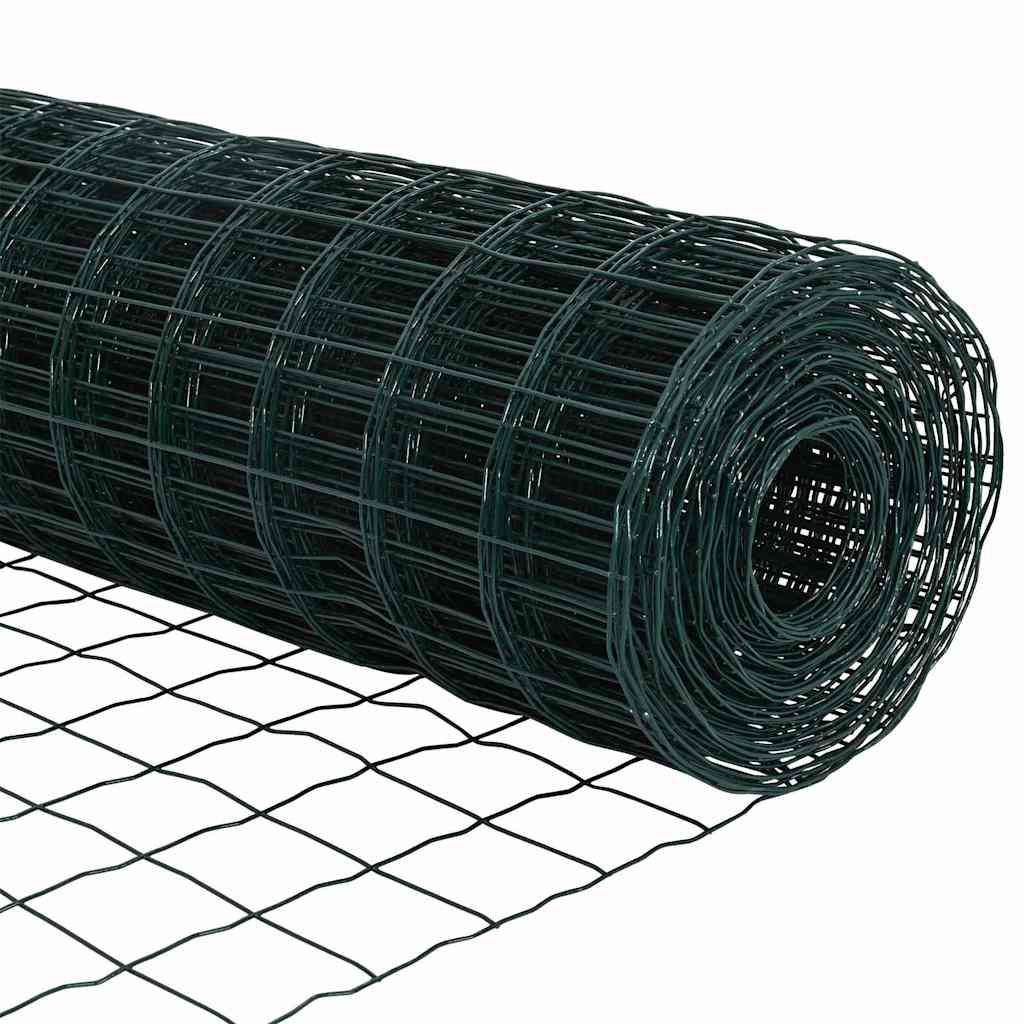 Cerca Euro Verde 0.6 x 10 m Ferro revestido de PVC