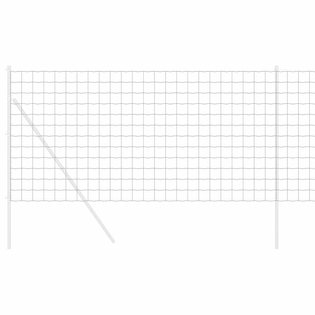 Cerca Euro Cinzeto 1.4 x 10 m Ferro revestido de PVC
