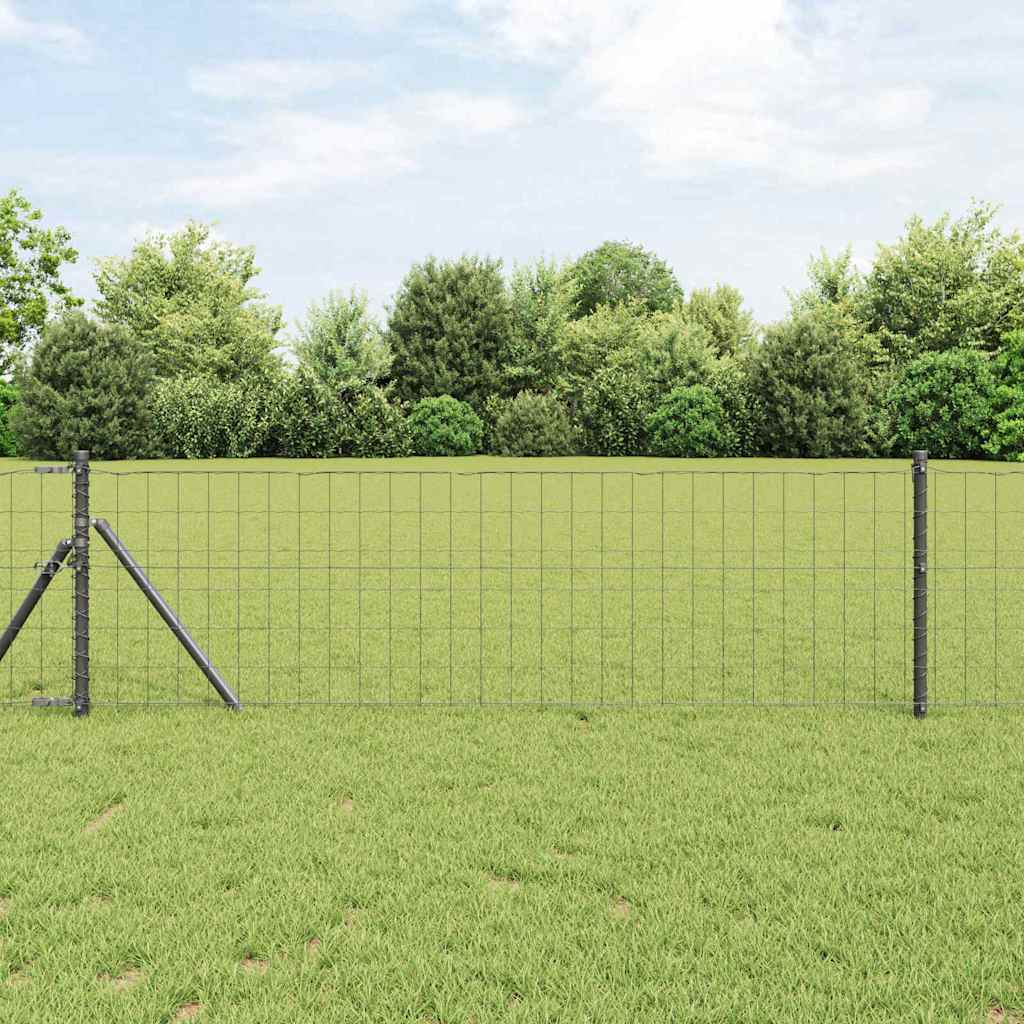 Cerca Euro Cinzeto 0.4 x 25 m Ferro revestido de PVC