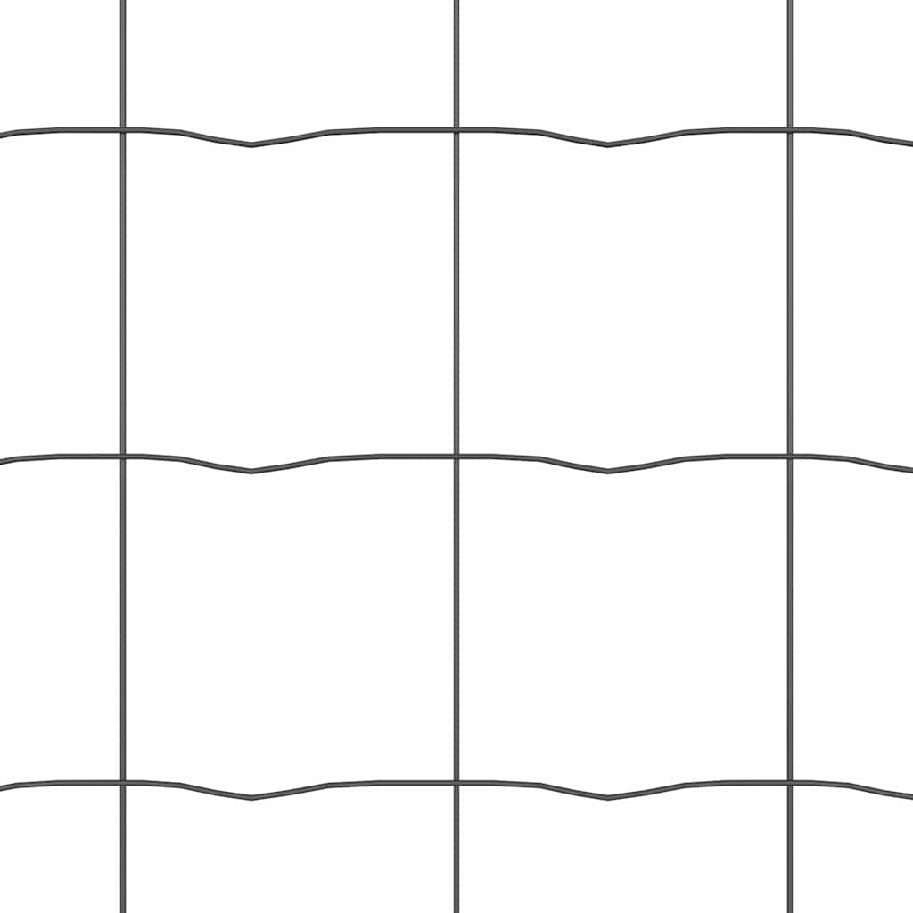 Cerca Euro Cinzeto 0.6 x 25 m Ferro revestido de PVC