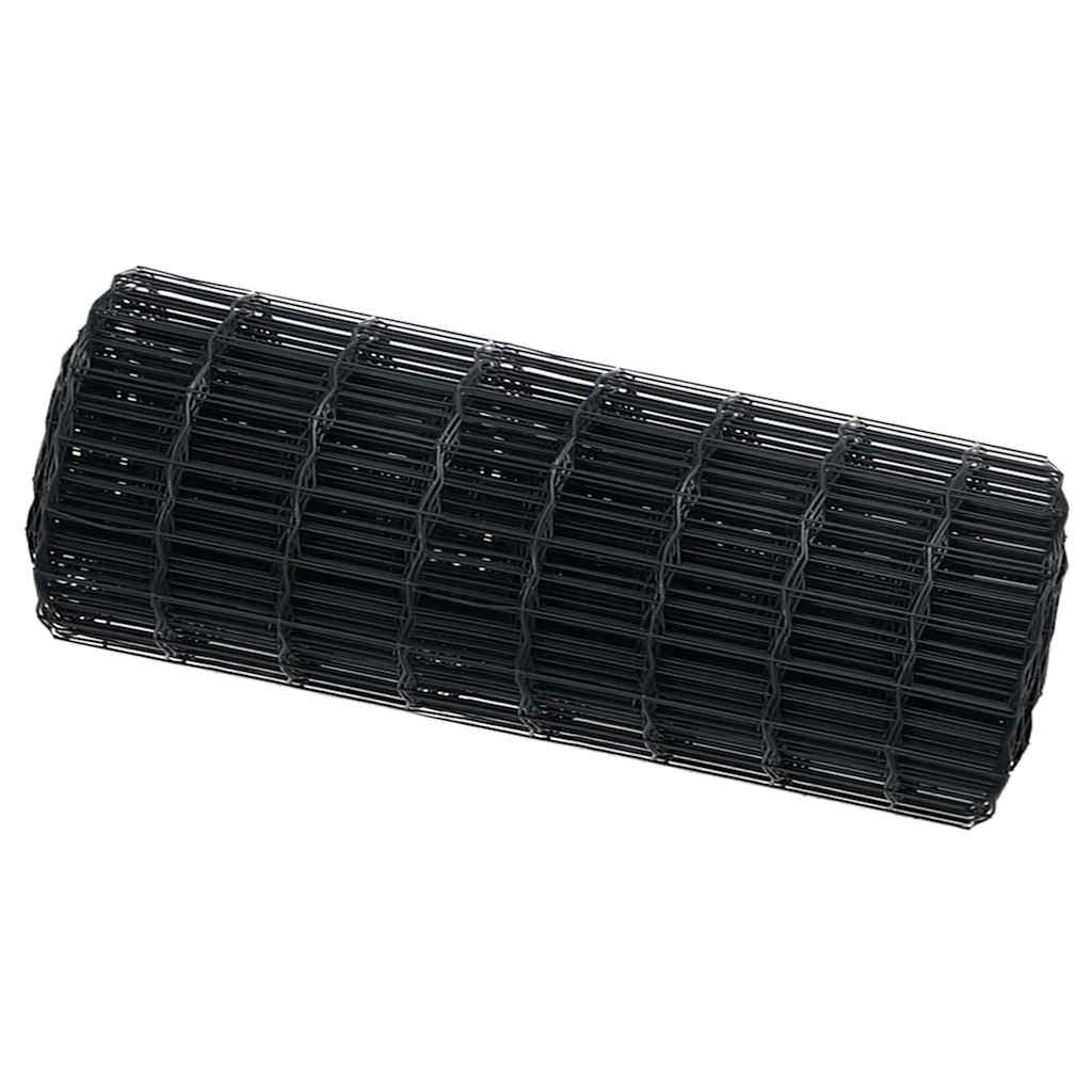Cerca Euro Cinzeto 0.6 x 10 m Ferro revestido de PVC