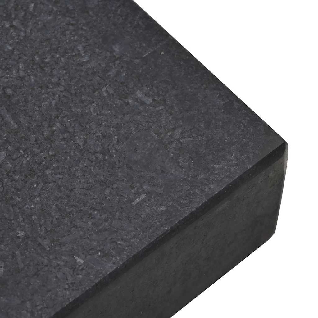 Base para chapéu de sol Preto 45 x 25 x 45 cm Granito e Aço