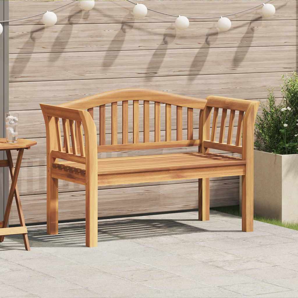 Banco de jardim Castanho 120 x 53,5 x 85 cm