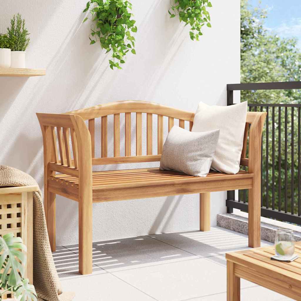 Banco de jardim Castanho 120 x 53,5 x 85 cm