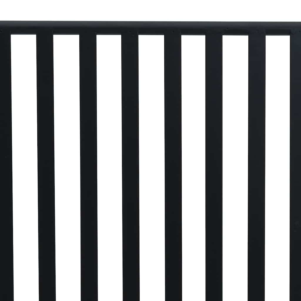 Banco de jardim Preto 104 x 54 x 93cm Aço