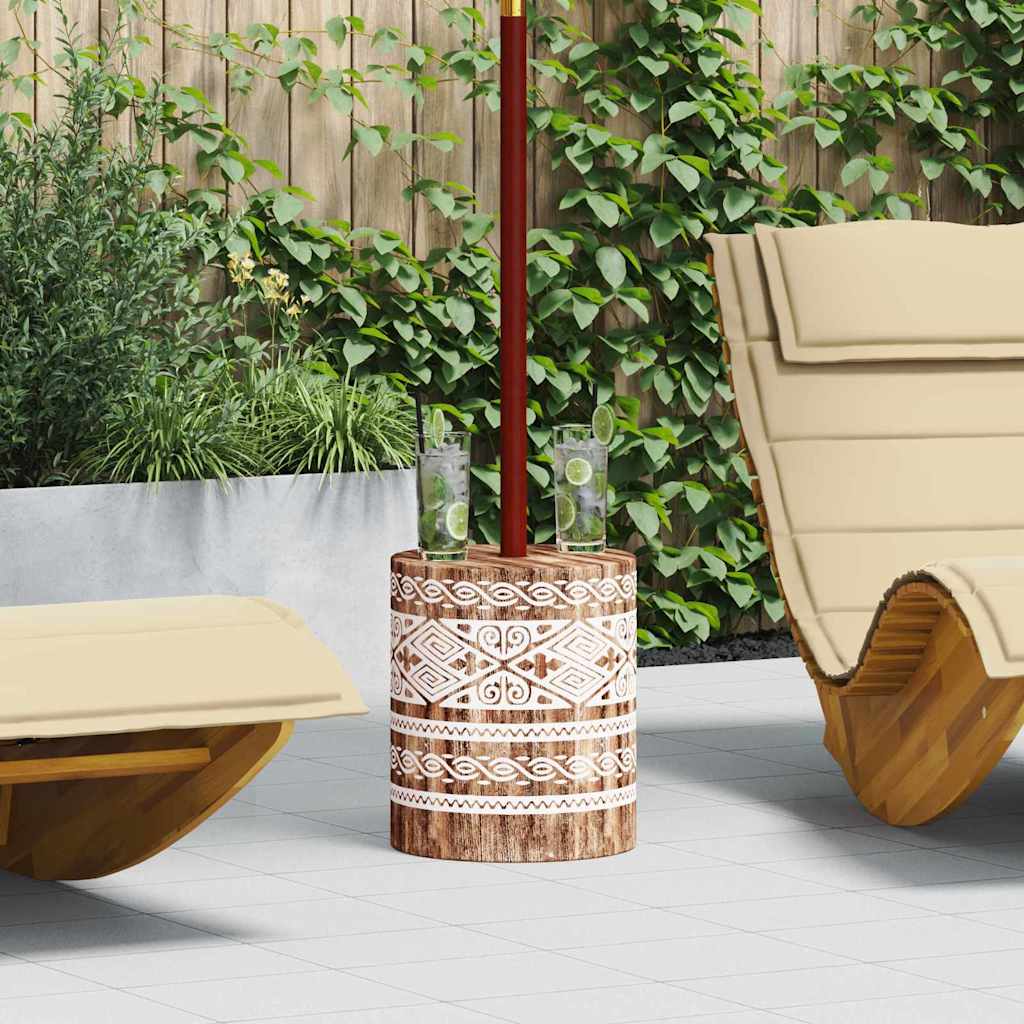 Base para chapéu de sol Outros branco lavado Ø34 x 40 cm
