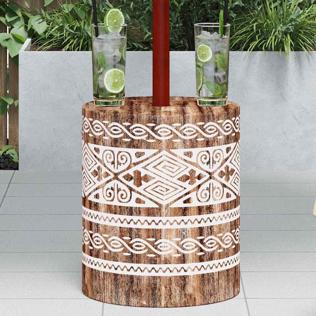 Base para chapéu de sol Outros branco lavado Ø34 x 40 cm