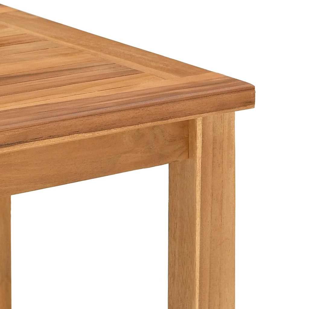 Mesa de centro Castanho 50 x 35 x 36 cm Madeira de teca maciça