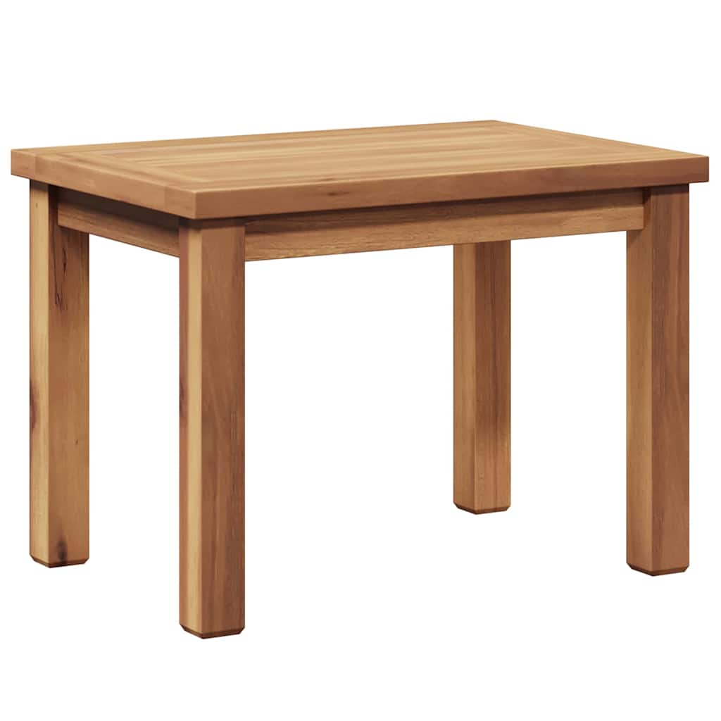 Mesa de centro Castanho 50 x 35 x 36 cm Madeira de teca maciça