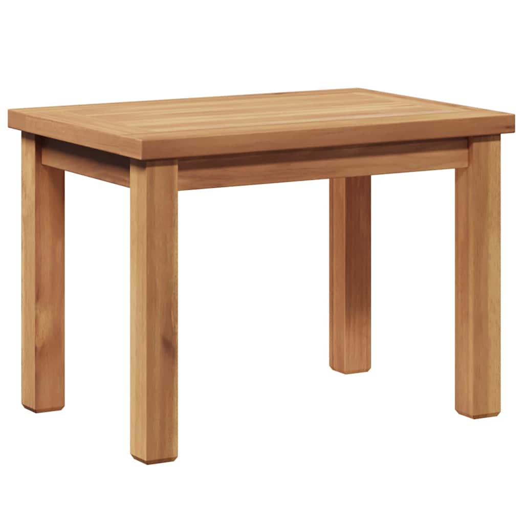 Mesa de centro Castanho 50 x 35 x 36 cm Madeira de teca maciça