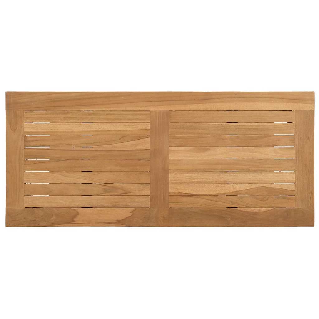 Mesa de centro Castanho 85 x 35 x 75 cm Madeira de teca maciça