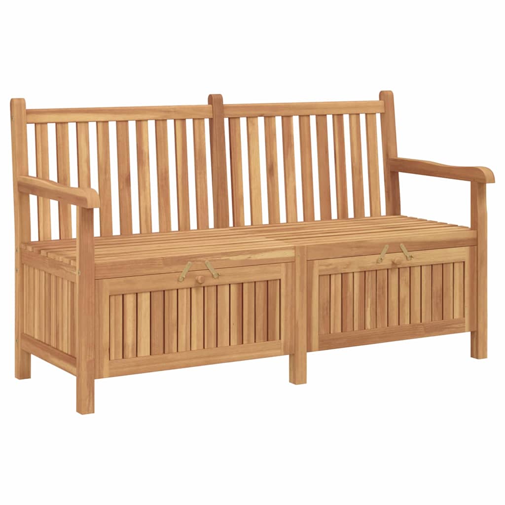 Banco de Armazenamento para Jardim Castanho 150 x 60 x 90 cm
