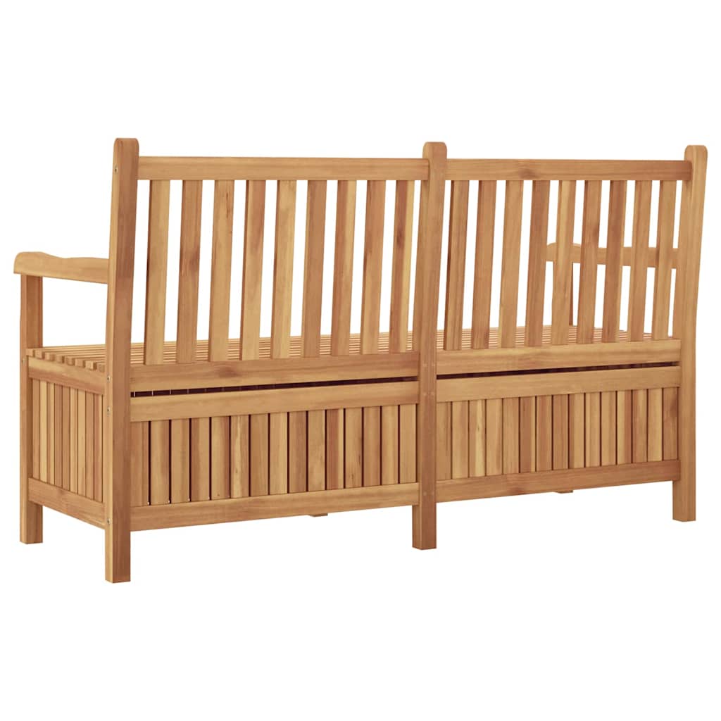 Banco de Armazenamento para Jardim Castanho 150 x 60 x 90 cm