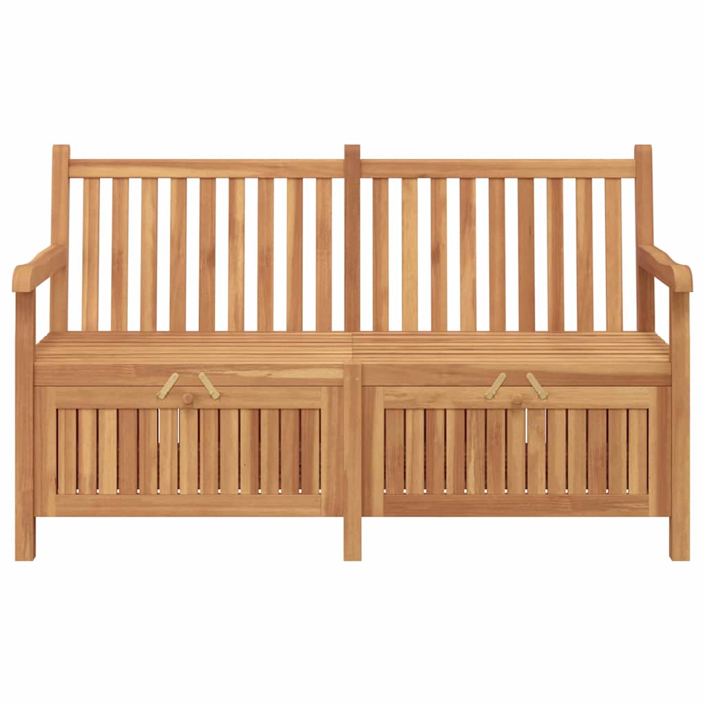 Banco de Armazenamento para Jardim Castanho 150 x 60 x 90 cm
