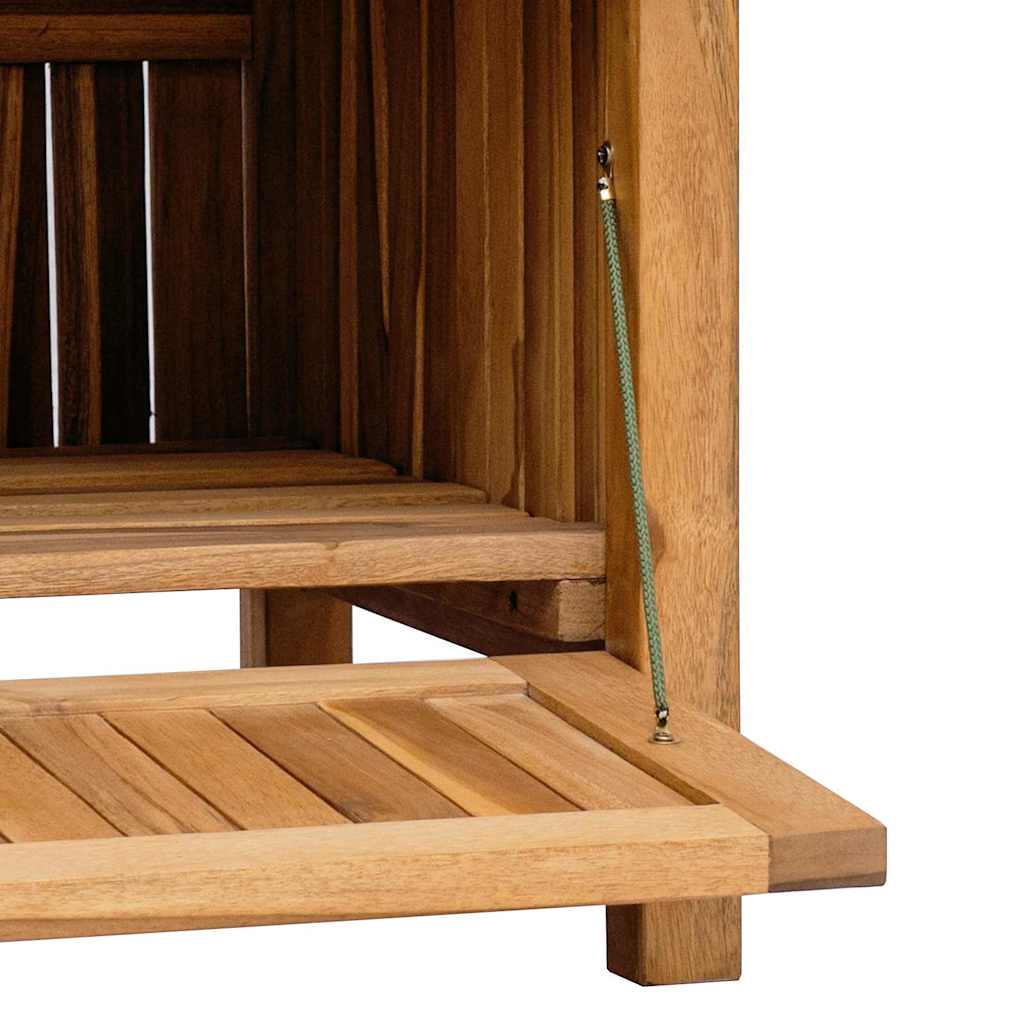 Banco de Armazenamento para Jardim Castanho 180 x 60 x 90 cm