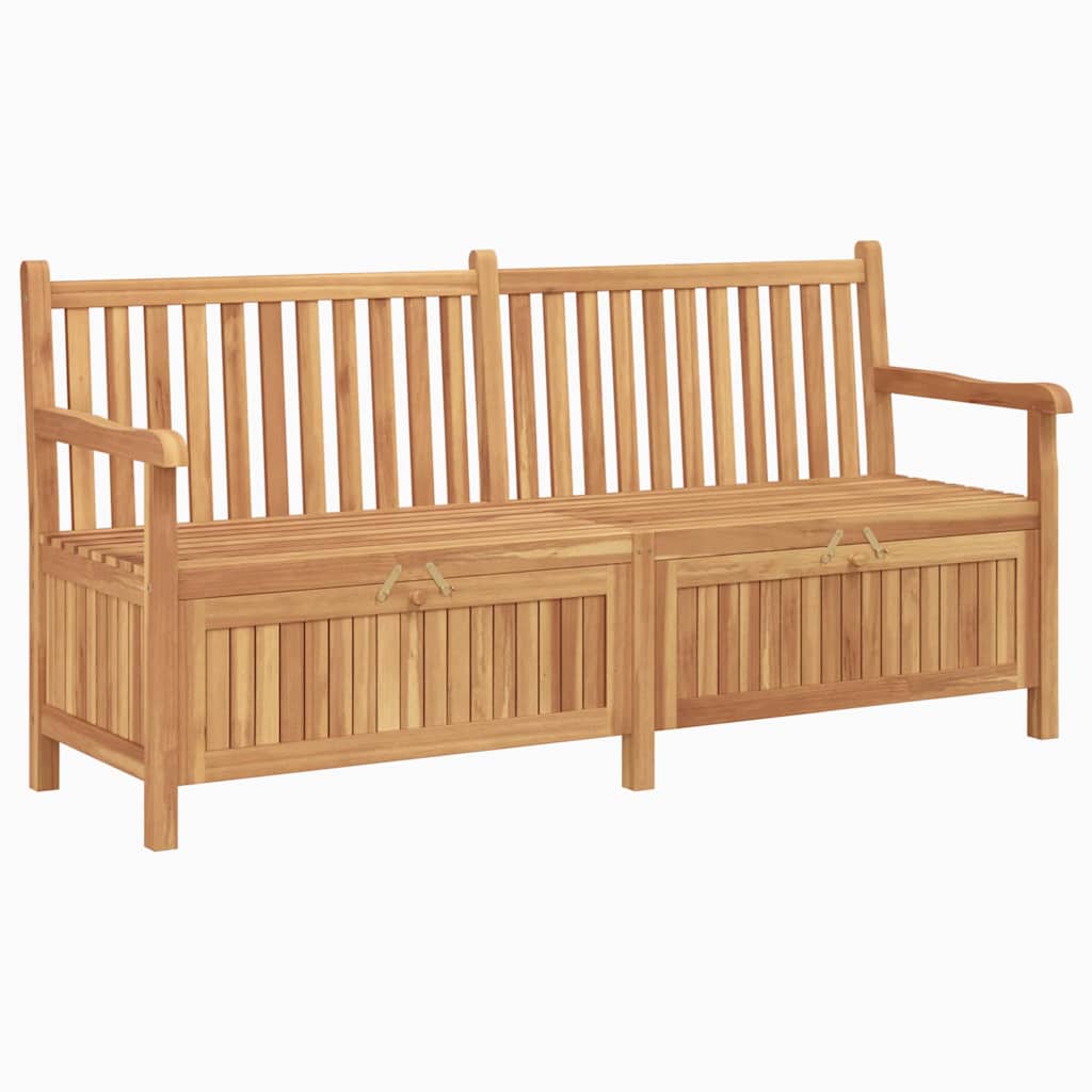 Banco de Armazenamento para Jardim Castanho 180 x 60 x 90 cm
