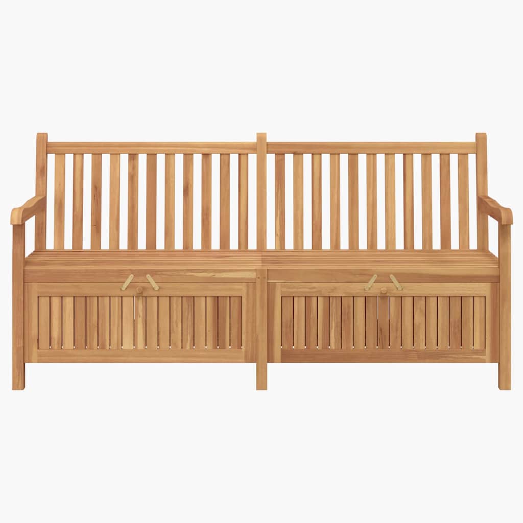 Banco de Armazenamento para Jardim Castanho 180 x 60 x 90 cm