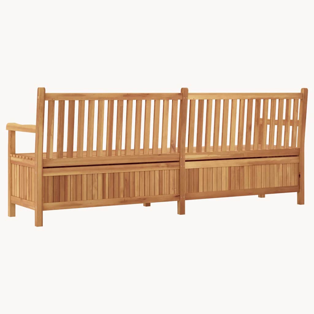 Banco de Armazenamento para Jardim Castanho 228 x 60 x 90 cm