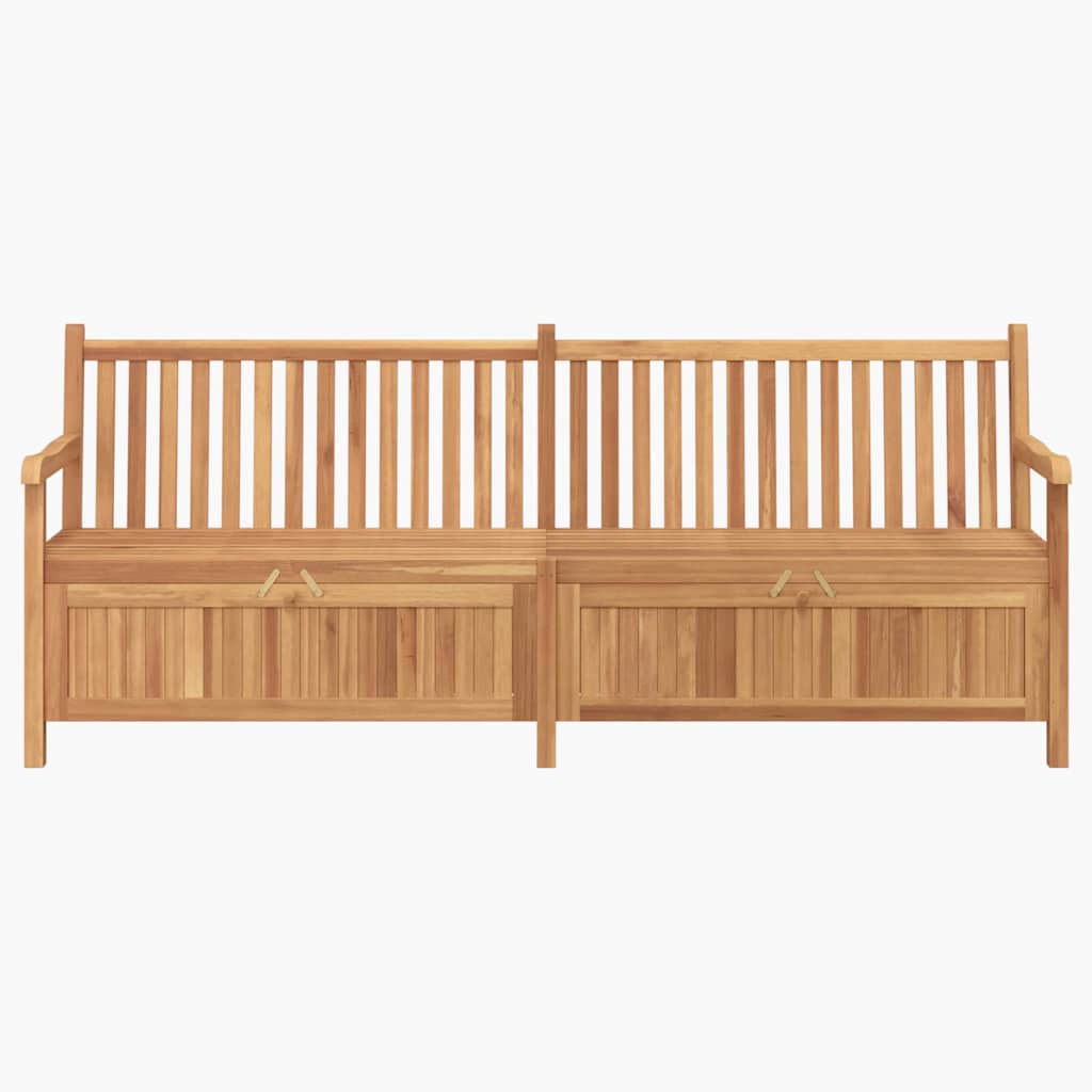 Banco de Armazenamento para Jardim Castanho 228 x 60 x 90 cm