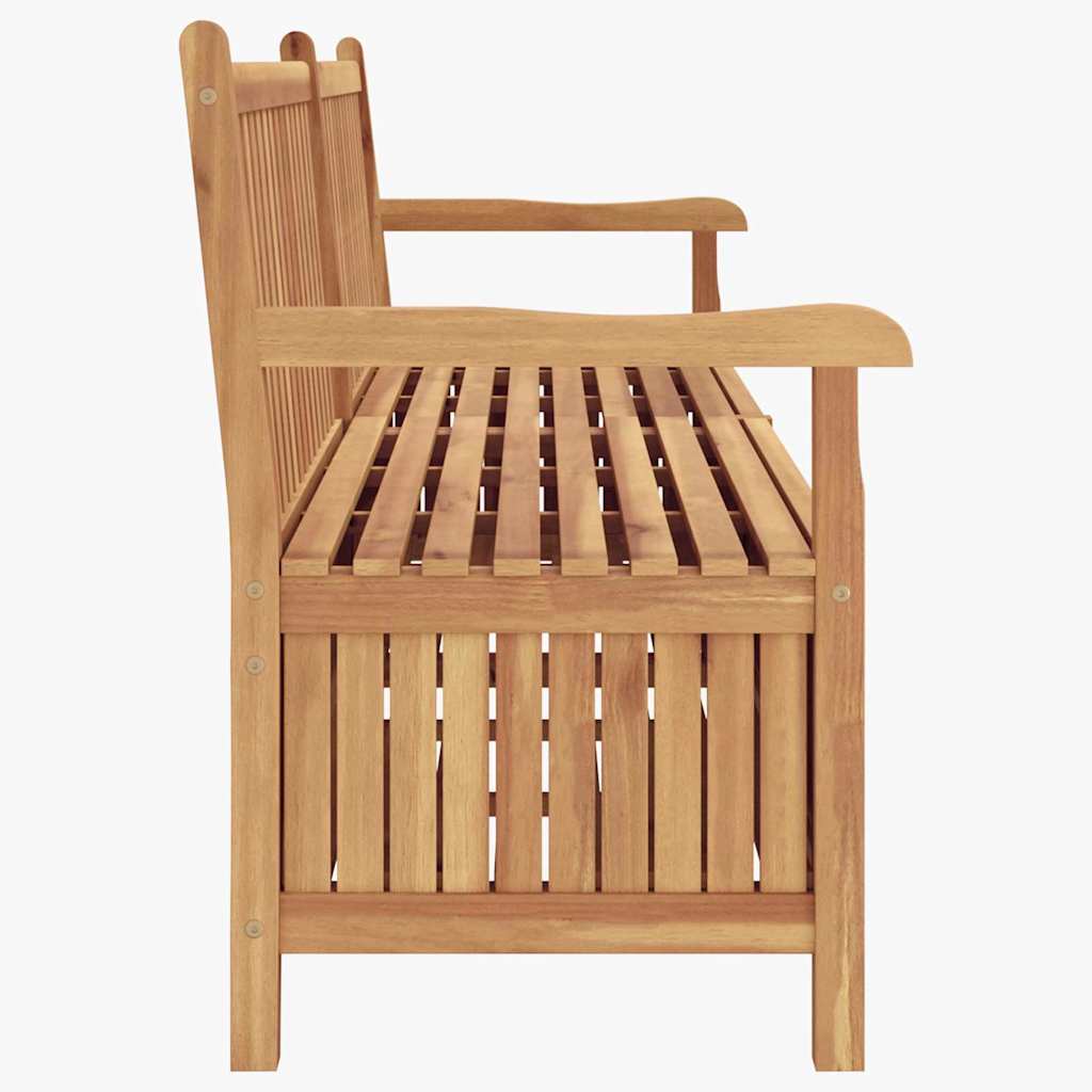 Banco de Armazenamento para Jardim Castanho 228 x 60 x 90 cm