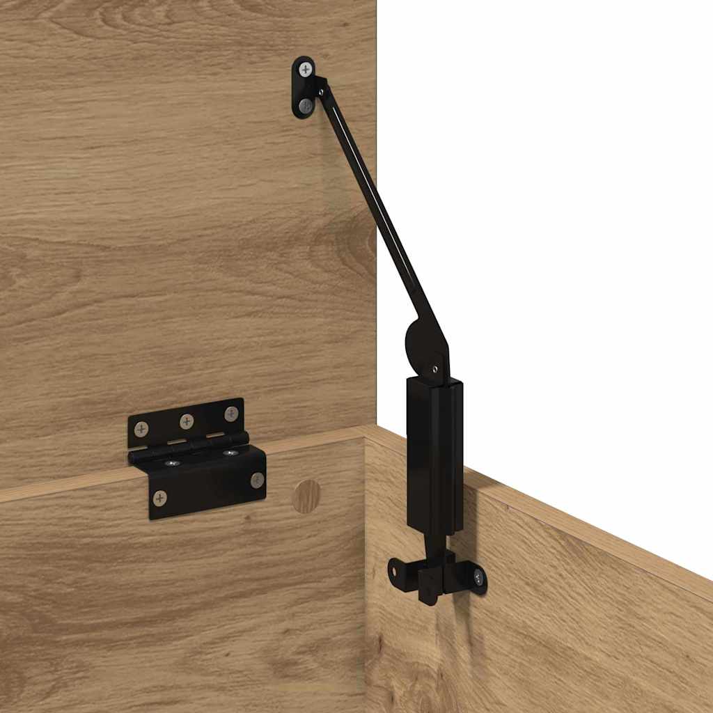 Caixa de Armazenamento Carvalho Artesanal 30 x 35 x 35 cm